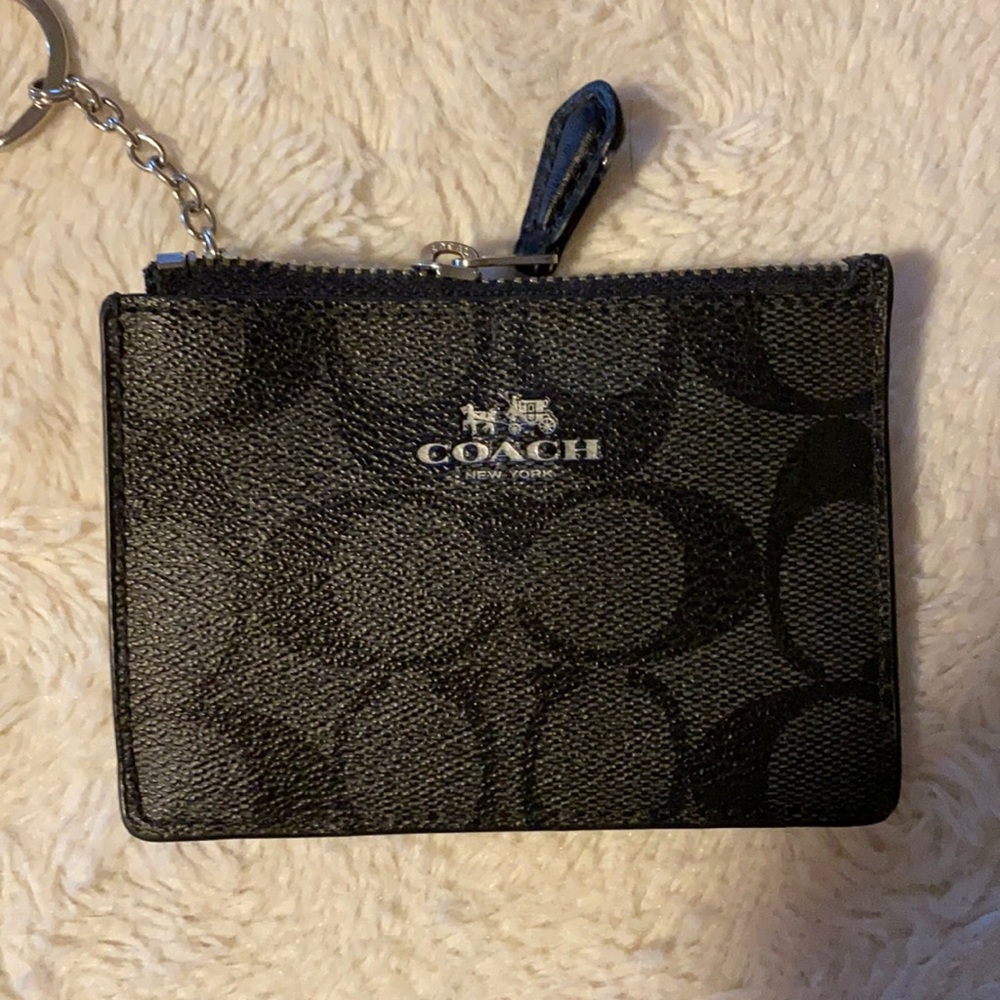 Black Coach coin purse